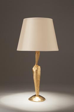 Jude lampe de table en bronze dorée - Lampe de table by Objet insolite