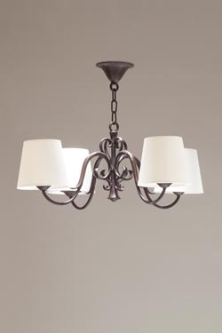 Palerme Lustre 4 lumières en bronze - Lustre by Objet insolite