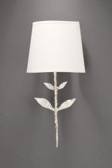 Petite applique tige et feuilles Silva argent - Applique by Objet insolite