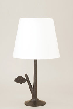 Sila lampe de table branche en bronze patiné noir - Lampe de table by Objet insolite