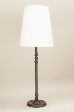 Stanislas lampe de table bougeoir bronze noir - Lampe de table by Objet insolite