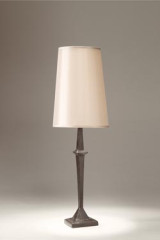 Adam thin table lamp in patinated black bronze - Table lamps by Objet insolite