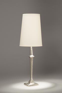 Adam thin silver bronze table lamp - Table lamps by Objet insolite