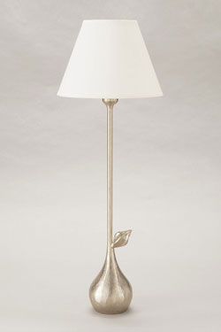 Clara plant-inspired table lamp with nickel finish - Table lamps by Objet insolite