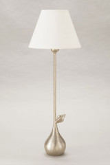 Clara plant-inspired table lamp with nickel finish - Table lamps by Objet insolite