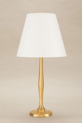 Dora gold table lamp with off-white shade - Table lamps by Objet insolite