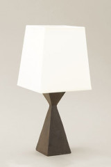 Pablito small hourglass table lamp in black patinated bronze - Table lamps by Objet insolite