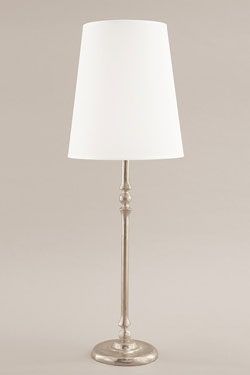 Stanislas table lamp candle holder nickel finish - Table lamps by Objet insolite