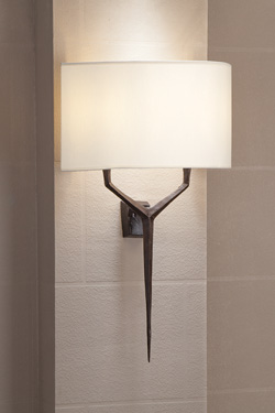 Alix patined black bronze wall lamp  - Wall lights by Objet insolite