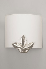 Charme square silver leaf sconce  - Wall lights by Objet insolite
