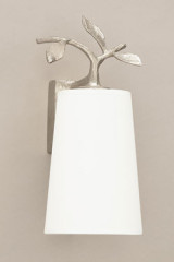 Dolce Sconce Plant Satin Nickel - Wall lights by Objet insolite