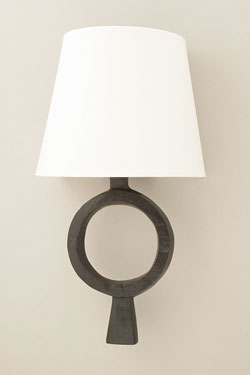 Dona wall light ring in black patinated bronze  - Wall lights by Objet insolite
