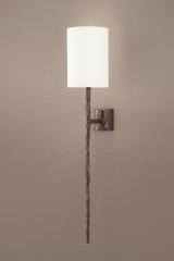 Héra long wall lamp in patinated black bronze - Wall lights by Objet insolite