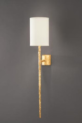 Héra long spear wall lamp in gilded bronze - Wall lights by Objet insolite