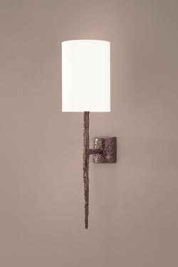 Hera short wall lamp in black patinated bronze - Wall lights by Objet insolite