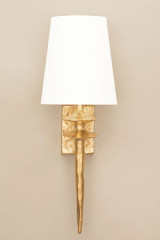 Mancha wall lamp in gilt bronze - Wall lights by Objet insolite