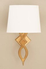 Mona wall lamp in solid bronze with gold finish - Wall lights by Objet insolite