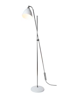 Task Overreach white industrial style floor lamp - Floor lamps by Original BTC
