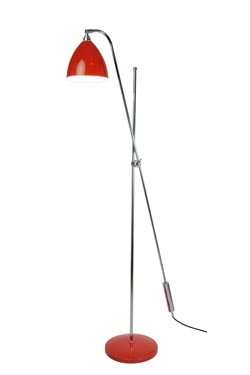 Lampadaire en métal rouge style industriel Task Overreach - Lampadaire by Original BTC