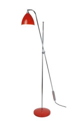 Lampadaire en métal rouge style industriel Task Overreach - Lampadaire by Original BTC
