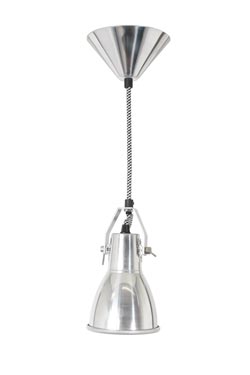 Stirrup natural aluminium pendant lamp small - Pendants by Original BTC