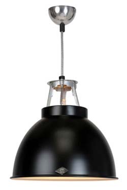 Titan black pendant lamp medium size model without glass - Pendants by Original BTC
