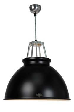 Titan large black pendant lamp without glass - Pendants by Original BTC