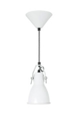 White industrial style pendant lamp Stirrup - Pendants by Original BTC