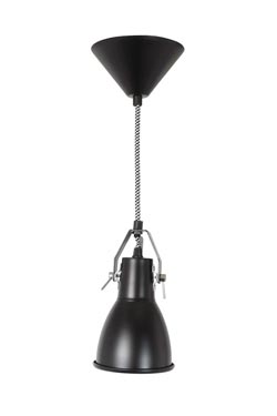 Petite suspension d'atelier noire style industriel Stirrup - Suspension by Original BTC