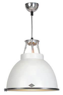 Titan suspension blanche grand modèle avec verre - Suspension by Original BTC
