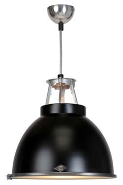 Titan suspension noire grand modèle avec verre - Suspension by Original BTC