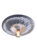 Plafonnier en plâtre moulé floral classique Solférino - Plafonnier by RADAR