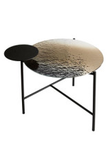 Table basse en verre martelé bronze Mirage - Table d'appoint by RADAR