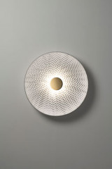 Pulse 60cm plaster dome wall light - Wall lights by RADAR