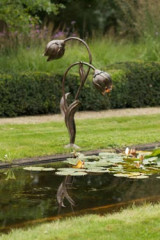 Double Flower Lampe en fer forgé - Lampe d'extérieur by Robers