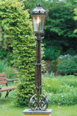 Grand lampadaire en fer forgé pour l'extérieur de style classique - Lampadaire d'extérieur by Robers