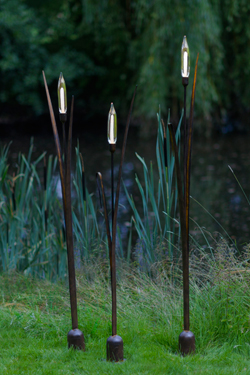 Jonc lampe de jardin de jardin petit modèle 153cm - Lampe d'extérieur by Robers