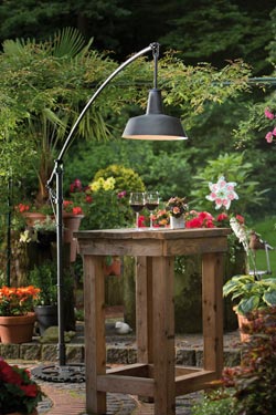 Lampadaire contemporain en fer forgé - Lampadaire d'extérieur by Robers
