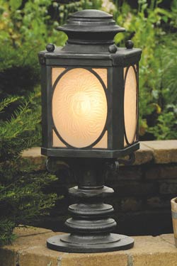 Lanterne en fer forgé style lanterne de chemin de fer - Lampe d'extérieur by Robers