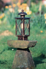 Lanterne d'extérieur à croisillons verre granité - Lampe d'extérieur by Robers