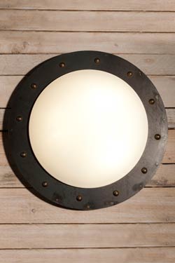 Plafonnier ou applique en cercle fer forgé 42cm - Plafonnier by Robers