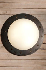 Plafonnier ou applique en cercle fer forgé 42cm - Plafonnier by Robers