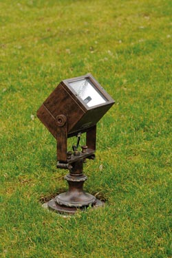 Projecteur 70W en fer forgé patiné - Spot & projecteur d'extérieur by Robers