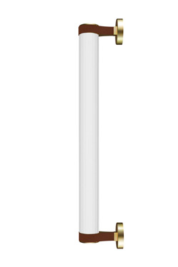 Roseline brass and glass bathroom wall light, 60 cm  - Bathroom lighting by Robin