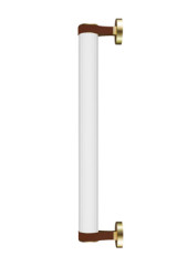 Roseline brass and glass bathroom wall light, 60 cm  - Bathroom lighting by Robin