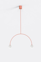 Coral thin pendant lamp, Riga 50 cm - Pendants by Robin