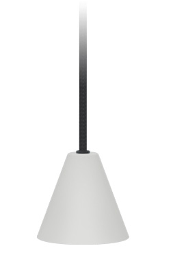 Rimini small black cone pendant light 