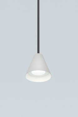 Rimini small black cone pendant light 
