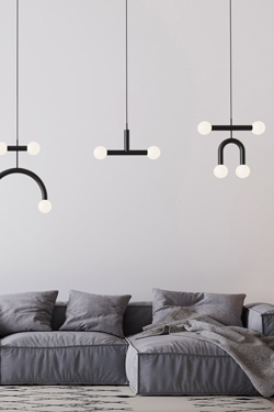 Suspension 4 lumières Rigoberta Duo Super Curved