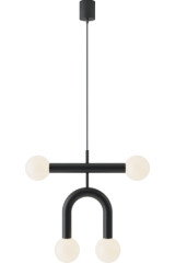 Suspension 4 lumières Rigoberta Duo Super Curved - Suspension by Robin